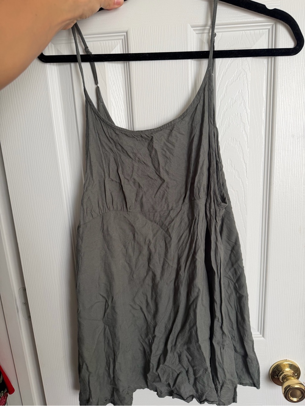 Free People Gray Spaghetti Strap Camisole
